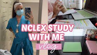 PRODUCTIVE STUDY DAY | nclex study with me 