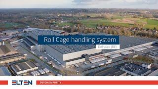 Advanced Roll Cage Handling Systems by Elten Logistic Systems for an leading food retail group