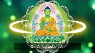 [1 Hour] The Amogasiddhi Mantra | Om Amogasiddhi Ah | Amoghasiddhi - 5 Meditation Buddhas