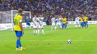 Neymar vs. Argentina (16/10/2018) | HD 1080i