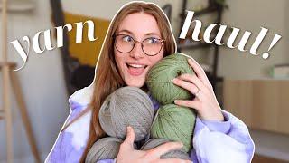 mindful & demure YARN HAUL + project plans! 🪻 (bendigo wool, drops mohair, sock yarns + more)