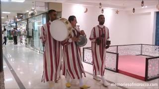 Moroccan folk music band "Dakka marrakchia الدقة المراكشية " @ Marjane shopping mall, Rabat, Morocco