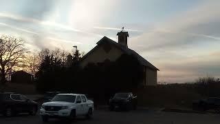 Sky and Old Carriage House #sunset #property #nature