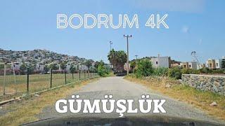 Bodrum 4K Drive in Gümüşlük Neighborhood in June 2024 Sightseeing Driving Tour Video