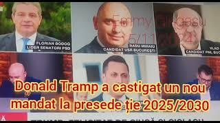 Donald Tramp a castigqt alegerile 2024, a învins-o pe Kamala, a plecat fără sa dea ochii cu publicu