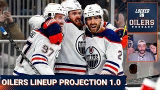 What is the Edmonton Oilers lineup going to look like on opening night?