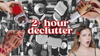 FULL MAKEUP COLLECTION DECLUTTER... 2+ hours *relaxing*