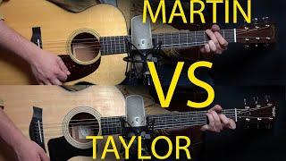 Martin 00-18 vs Taylor 314