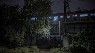 4K SEOUL WALK - Nostalgia that flows through Heart of Seoul, Cheonggyecheon. Rain. Ambience sounds