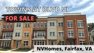 BEAUTIFUL | NVHomes | Fairfax, VA | Harper Grand Urban Model Home | Towns at Blvd VI | 2700 SF