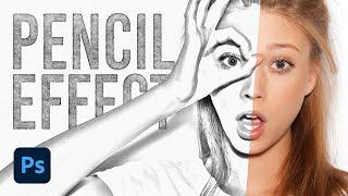 Pencil Sketch Drawing Effect Photoshop Tutorial