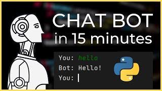 How to create an accurate Chat Bot Response System in Python Tutorial (2021)