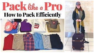 PACK WITH ME | How to Pack Efficiently | Kathryn Mary