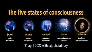 THE FIVE STAGES OF CONSCIOUSNESS - A CONVERSATION FROM THE VOID WITH RAJA CHOUDHURY 11 APRIL 2022