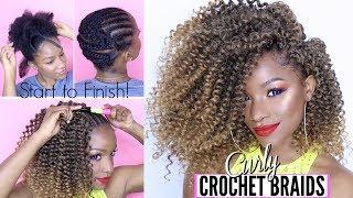 How-To: CURLY CROCHET BRAIDS from Start to Finish! Under $20