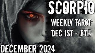 SCORPIO  WEEKLY "Sticks & Stones....!" Scorpio Weekly Tarot Reading December 2024