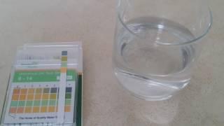 Testing the pH of tap water with Simplex Health pH test strips