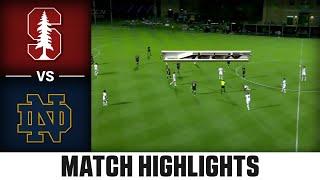 Stanford vs. Notre Dame Match Highlights | 2024 ACC Men's Soccer