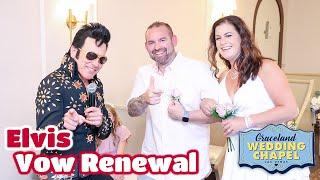 Kev & Maria's Elvis Vow Renewal in Las Vegas | Graceland Chapel