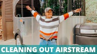 Spring Cleaning - Betty the Airstream Basecamp - getting ready for 2021 roadtrip & travel adventures