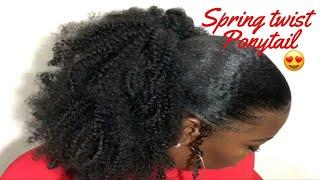 How to do spring twist ( ponytail) created by TaeshonMiller