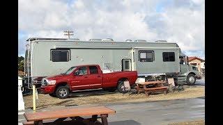 Rainy January RV Camping at Fiddler's Cove - Airstream 22FB Bambi Sport Travel Trailer RV Camping