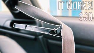 How To Fix BMW E92 Seatbelt Extender Arm In MINUTES! | 328i 335i M3