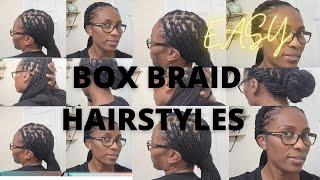 4 Ways To Style Your Natural Looking Box Braids | Urshaircare