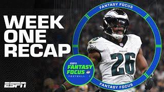 Week One Recap + Monday Night Football Preview | Fantasy Focus 