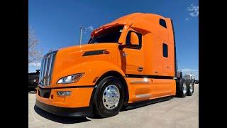 2023 Peterbilt 579 Ultra-Loft in Omaha Orange!