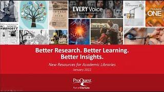 ProQuest: What's New