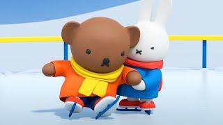 Falling on the ice! | Miffy's Adventures Big & Small | Winter Episodes