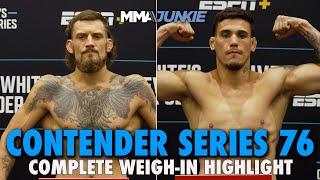 Dana White's Contender Series 76 Weigh-In Highlights: A Perfect Season Without Any Weight Misses