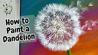 How to Paint a Dandelion