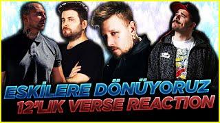 ESKİ GÜNLERE DÖNÜYORUZ ! 12'LİK VERSE REACTİON #rap #türkçerap #hiphop #reaction @saniser @SokratST