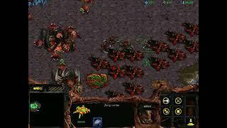 StarCraft: Brood War - 1 Zerg vs 7 Zerg ( 1 vs 7 computers ) Map: Big Game Hunters