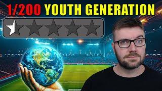 1/200 Youth Rating for EVERY Nation | FM24 Experiment