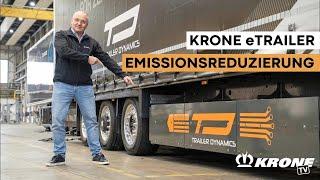 Emissionsreduzierung mit dem KRONE eTrailer - Teil 1 | KRONE TV