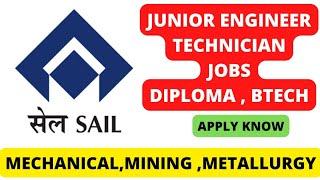 SAIL BHILAI STEEL PLANT JOBS FOR DIPLOMA & BTECH CANDIDATES LAST DATE 5 MARCH 2022