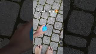 Random slow-mo video of me popping a blue balloon. 