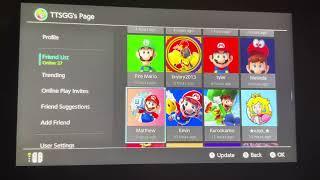 My Friend List on Nintendo Switch (November 2024)