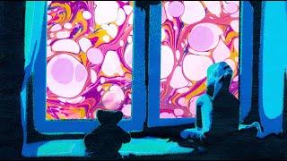 Window Gazing - Ebru Art