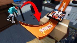 SKATEBOARDING A HOT WHEELS TRACK! (Skater XL)