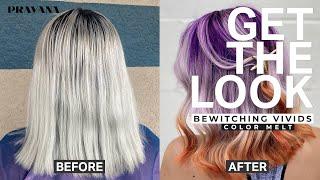 How to Achieve a Seamless VIVIDS Color Melt Using Negative Space | PRAVANA Color