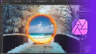 How to Create a Portal Photo Manipulation Affinity Photo Tutorial