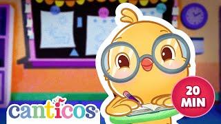 ¡Aprendamos con los Pollitos! | Canciones Infantiles | Música para Niños @canticosworld