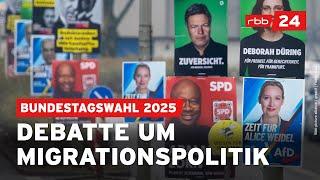 Migration im Wahlkampf: Was Berlinerinnen und Berliner denken und die Parteien planen