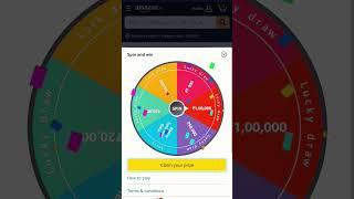 ONEPLUS BUDS PRO 2R SPIN AND WIN  jackpot Amazon funzone #amazon #spinandwin