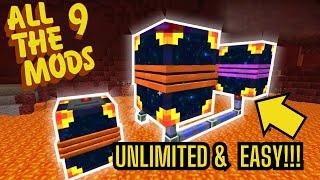 How to Make an Infinite Lava Generator!! | Episode 5 | All The Mods 9