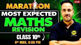 Class 10th Complete Maths Revision | Most Expected Questions by Ushank Sir | Final Board Exam